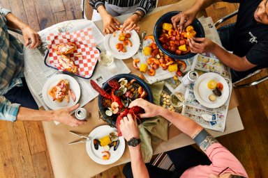 Oyster House – Seafood Kits Tablescape 3 – Credit Michael Persico