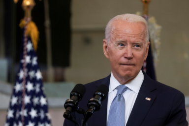 U.S. President Joe Biden delivers remarks on actions to protect voting rights in a speech in Philadelphia