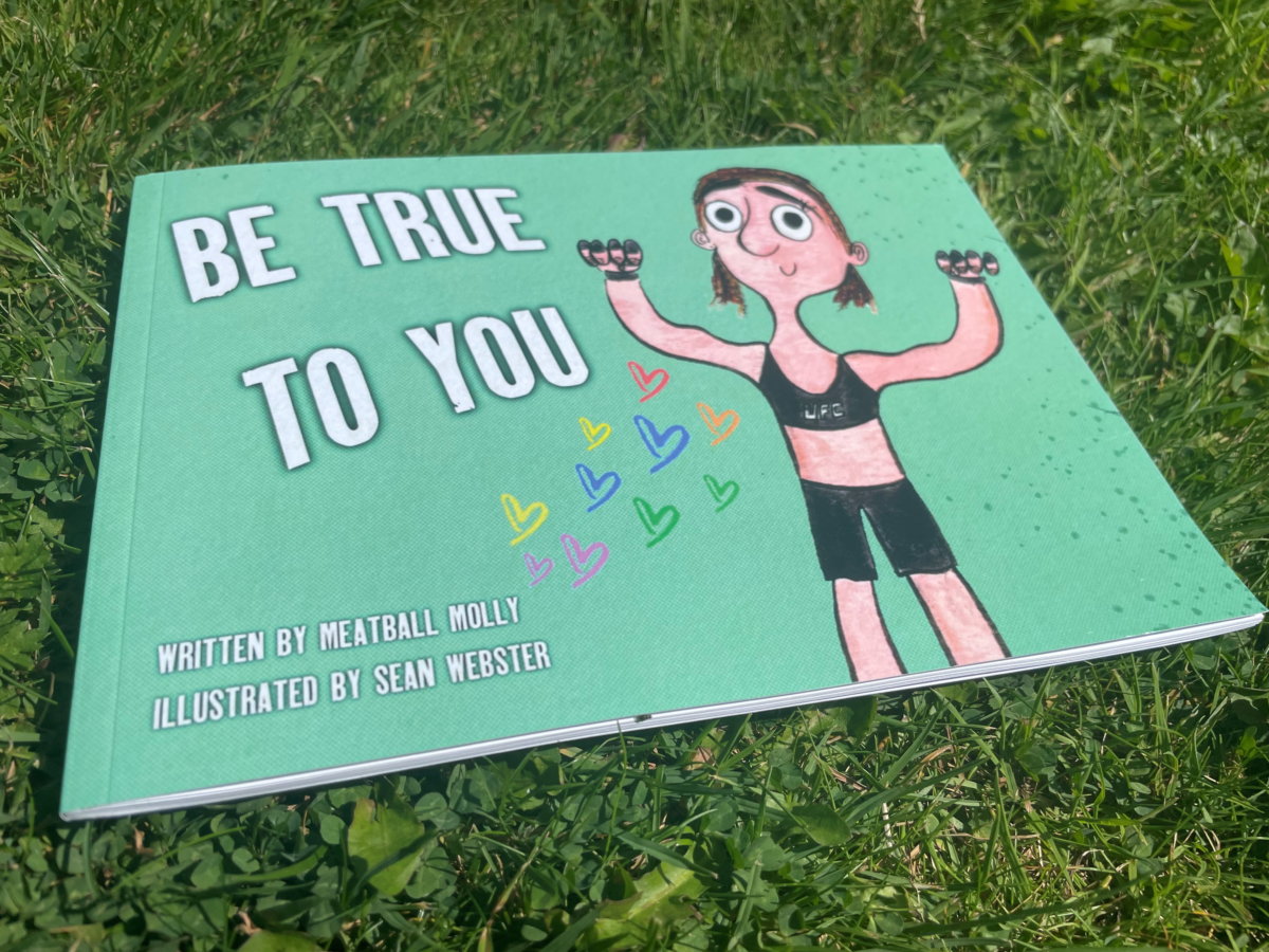 A handout photo of UFC fighter Molly McCann’s book “Be True To You