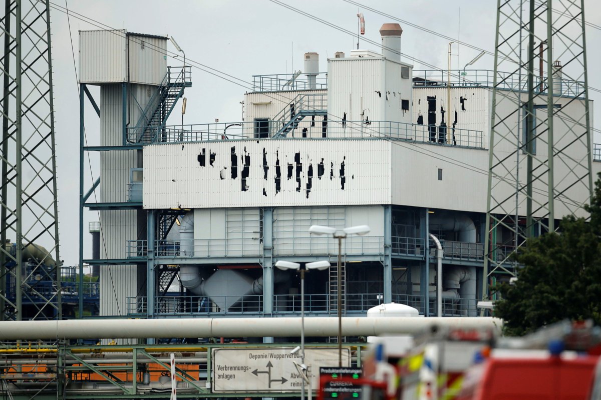 Explosion at Chempark in Leverkusen