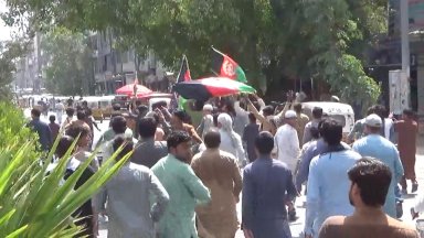 Anti-Taliban protest in Jalalabad