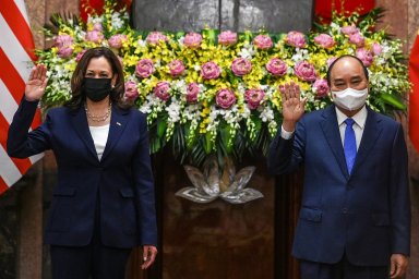 U.S. VP Harris visits Hanoi, Vietnam