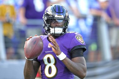 Lamar Jackson Ravens Raiders