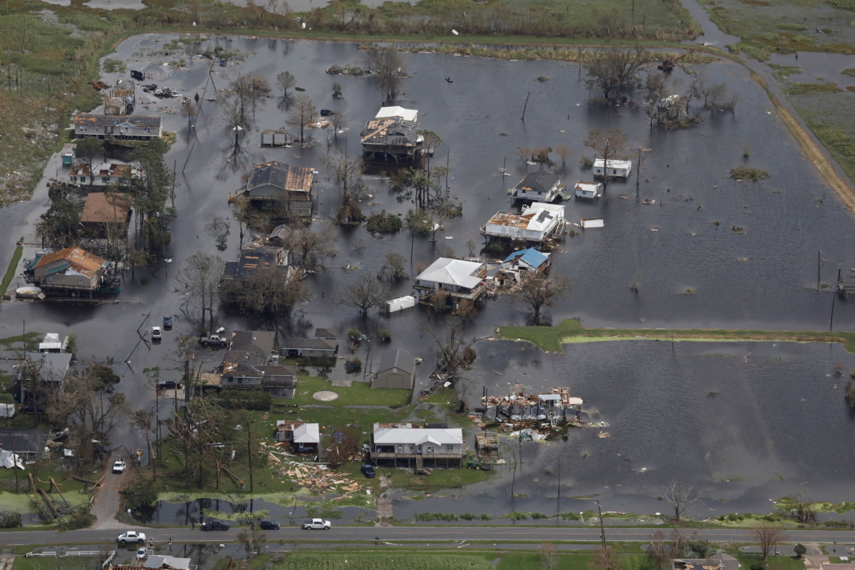 Aftermath of Hurricane Ida in Louisiana