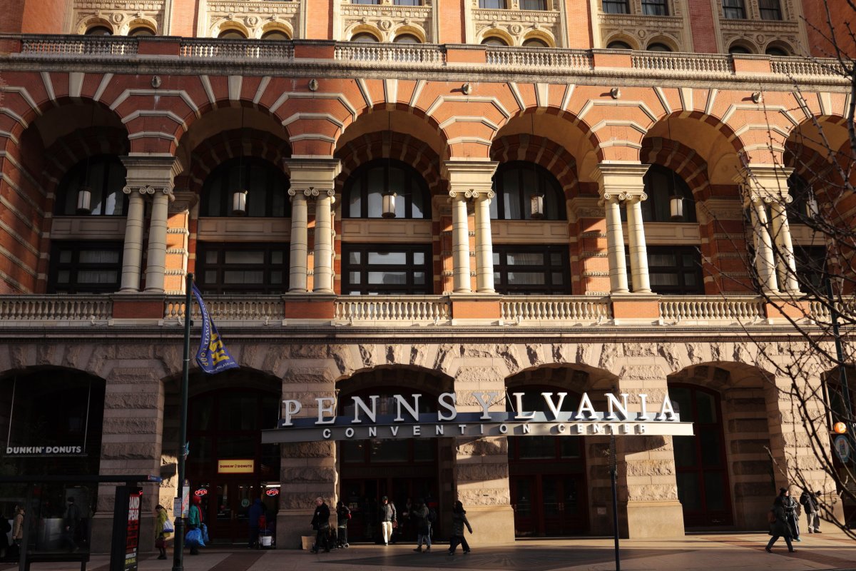 Entrance to the Pennsylvania Convention Center