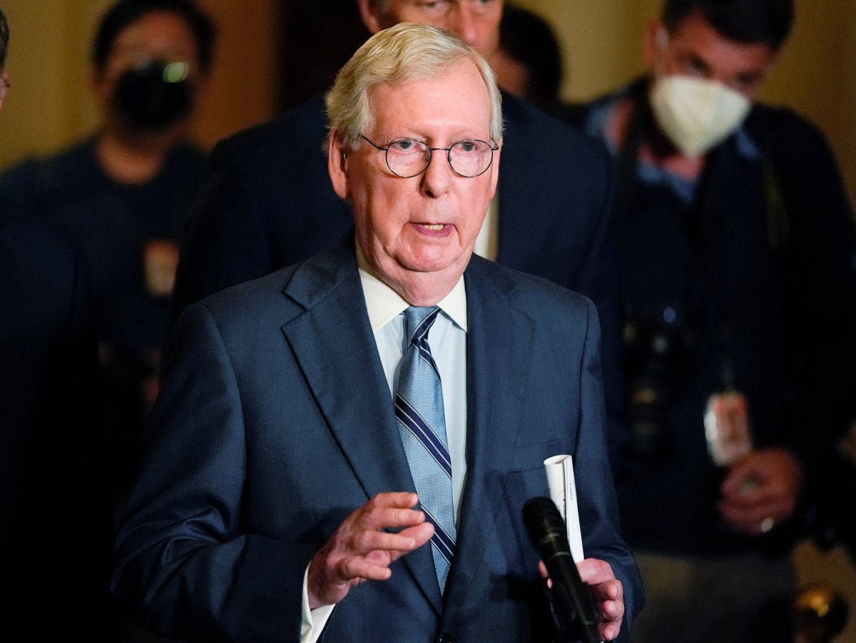 FILE PHOTO: U.S. Senate Republicans hold weekly policy lunch at the U.S. Capitol in Washington