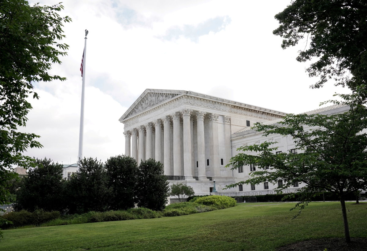 FILE PHOTO: General view of the U.S. Supreme Court building in Washington
