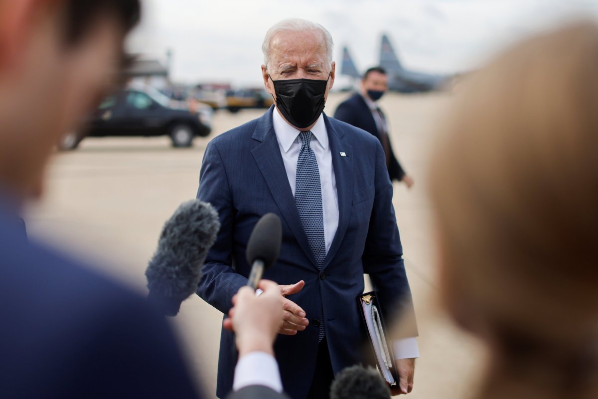 U.S. President Biden departs for New Jersey