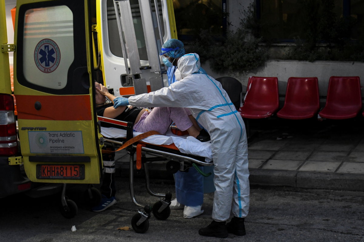 FILE PHOTO: Coronavirus disease (COVID-19) pandemic in Greece