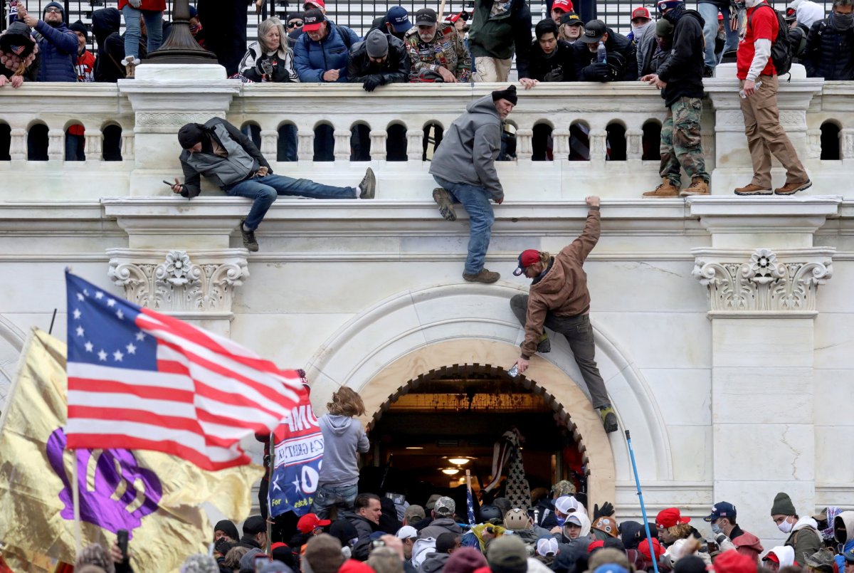 FILE PHOTO: The U.S. Capitol Building is stormed by a pro-Trump mob on Jan. 6, 2021