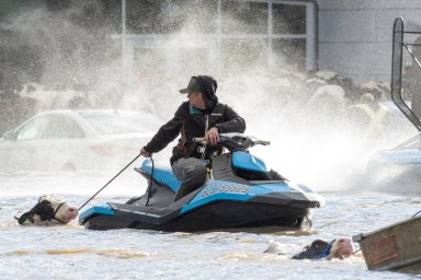 FILE PHOTO: Rainstorms lash the western Canadian province of British Columbia