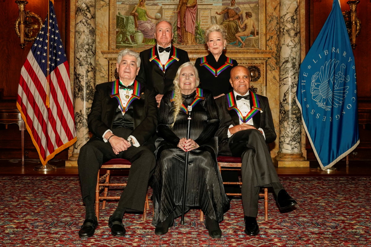 The 44th Annual Kennedy Center Honors medallion ceremony at the Library of Congress in Washington