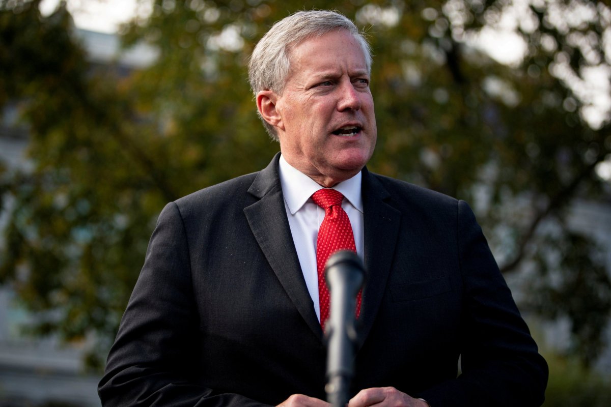 FILE PHOTO: White House Chief of Staff Mark Meadows in Washington