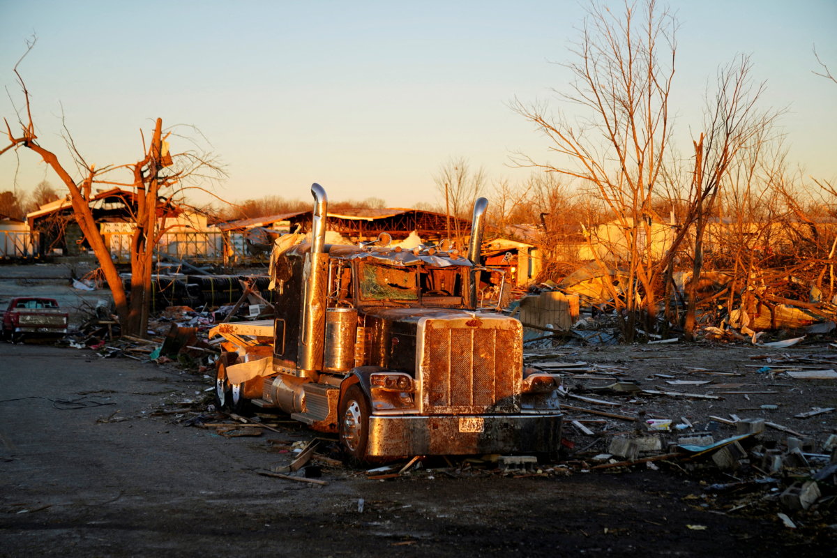 Devastating outbreak of tornadoes ripped through several U.S. states
