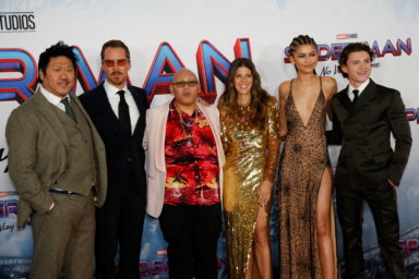 FILE PHOTO: Premiere for the film “Spider-Man: No Way Home” in Los Angeles