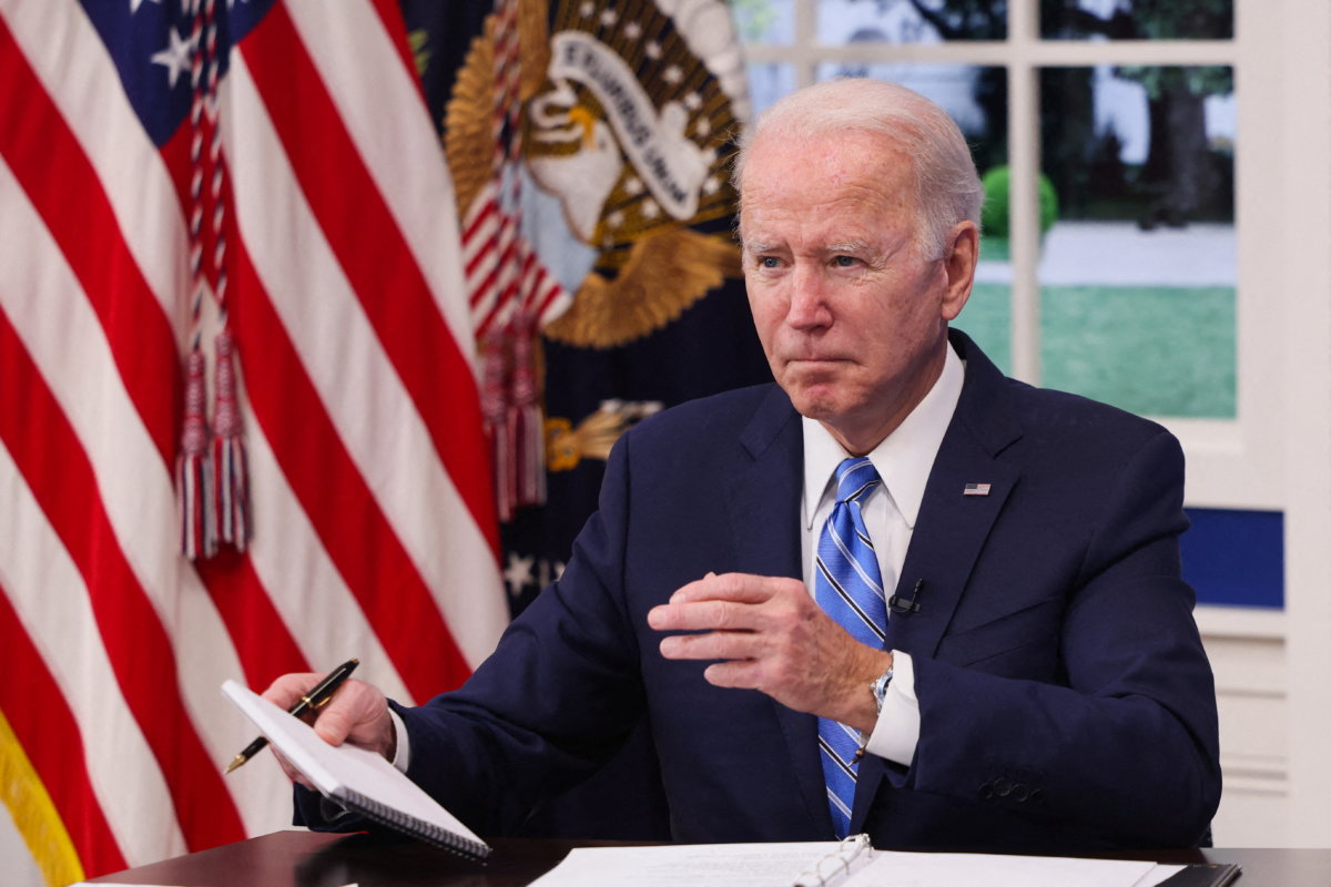 U.S. President Joe Biden and holds regular call with the National Governors Association