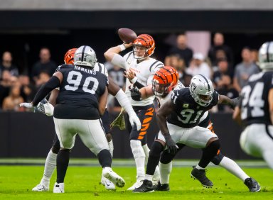 Raiders vs. Bengals Joe Burrow