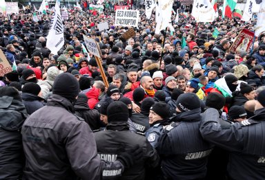 Rally against government measures to curb the spread of COVID-19 in Sofia