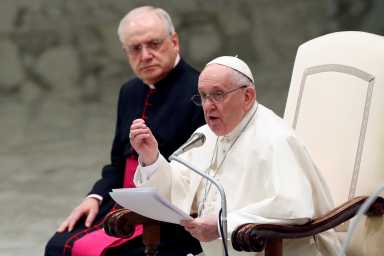 Pope holds weekly general audience at the Vatican