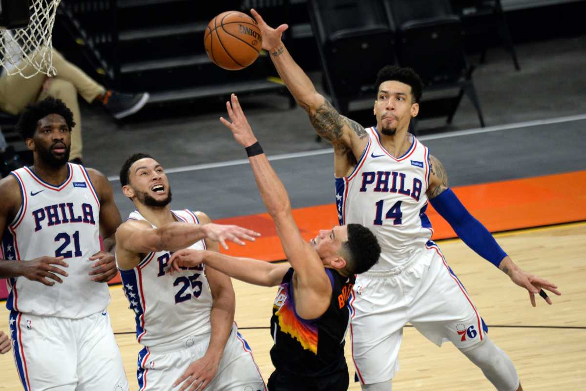 Danny Green Ben Simmons 76ers