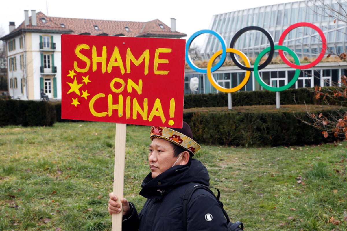 Winter Olympics protests
