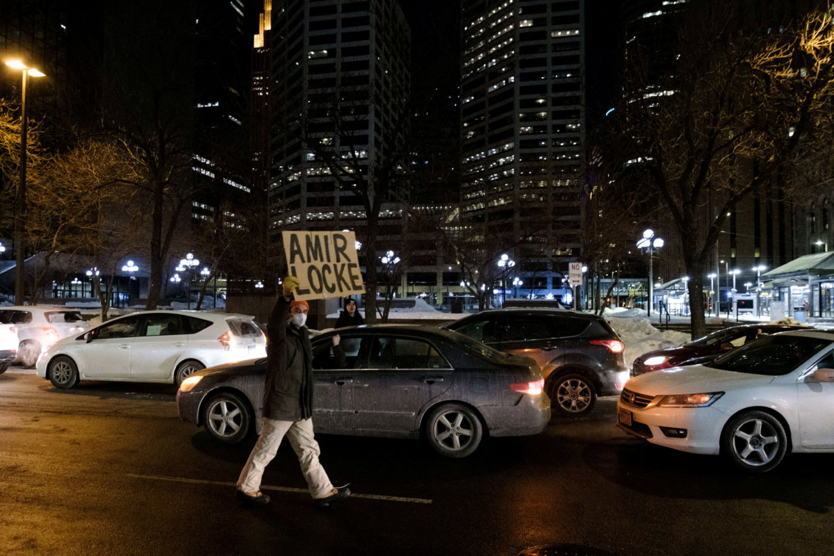 FILE PHOTO: Protest for Amir Locke in Minneapolis