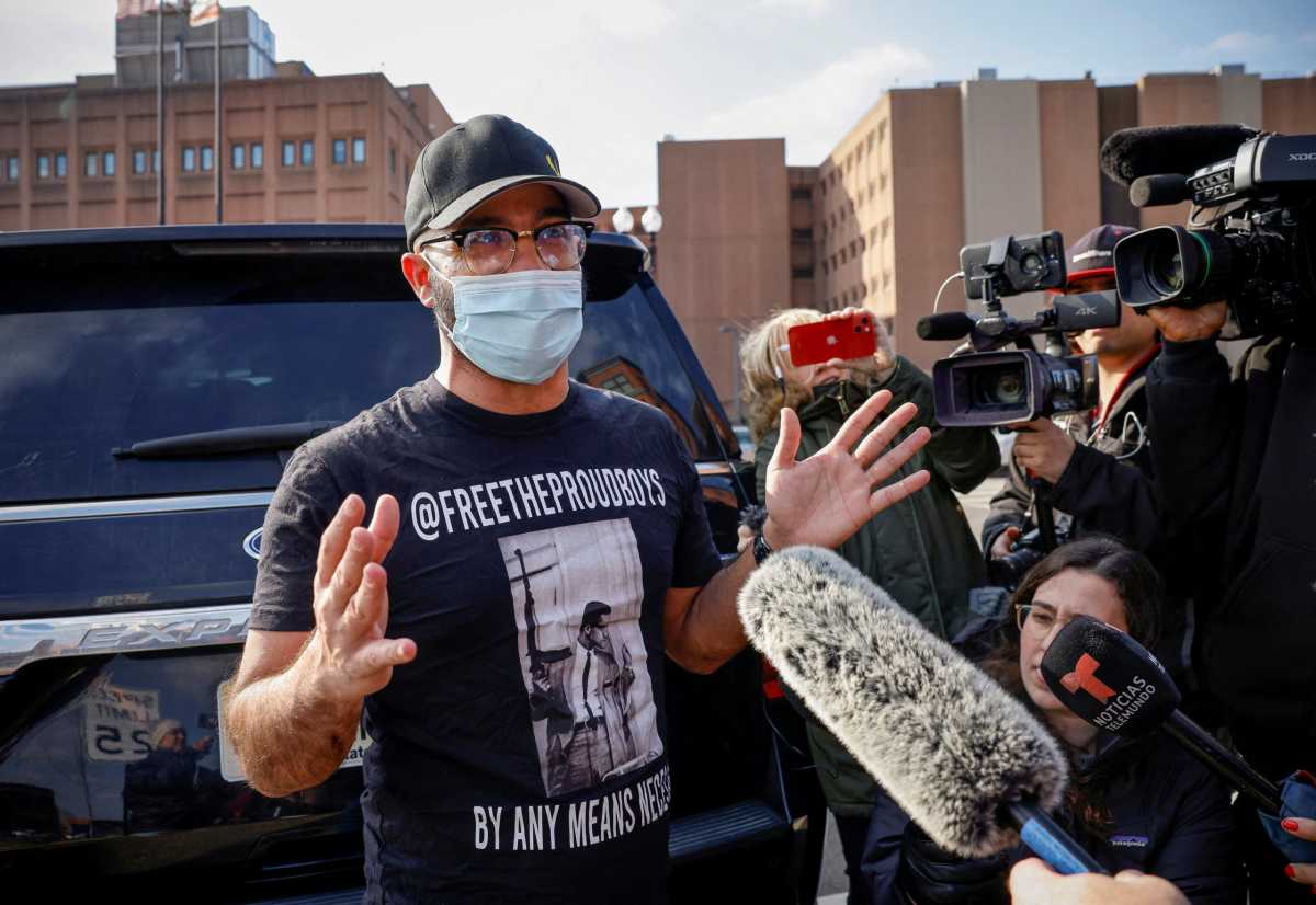 Proud Boys leader Enrique Tarrio is released from jail in Washington
