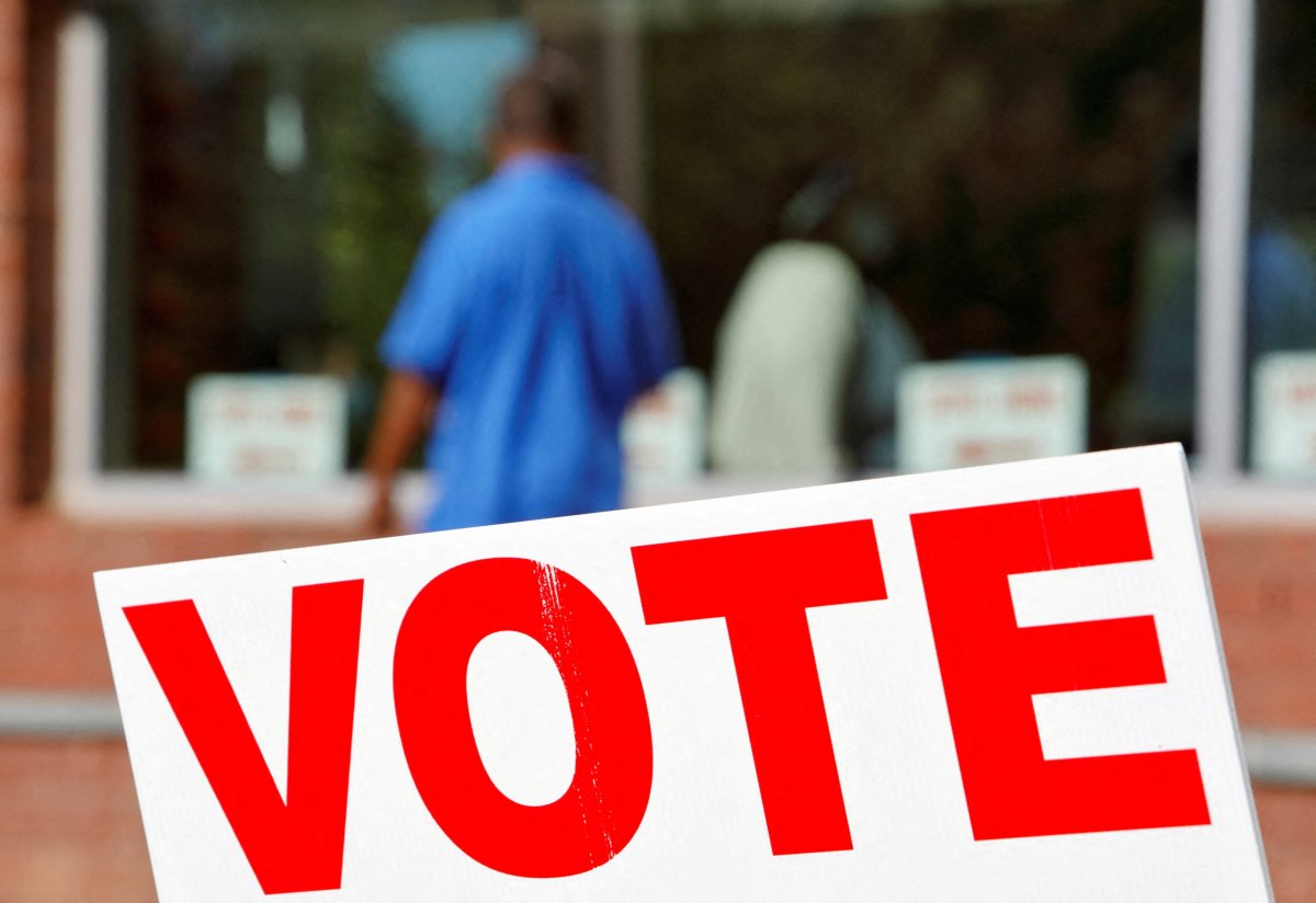 FILE PHOTO: Polling place on election day in Durham, North Carolina