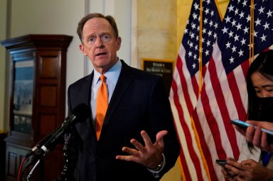 U.S. Senate Republicans hold weekly policy lunch at U.S. Capitol in Washington