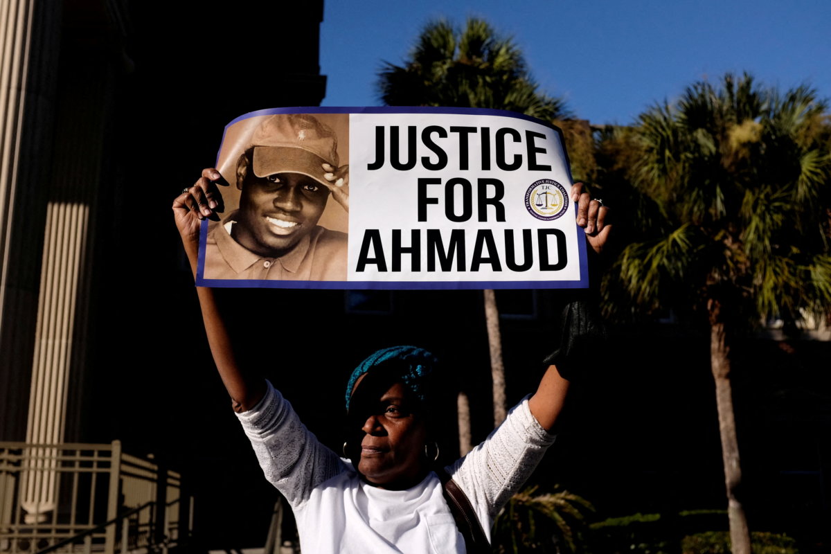 FILE PHOTO: Georgia jury reaches a guilty verdict in trial over Ahmaud Arbery killing