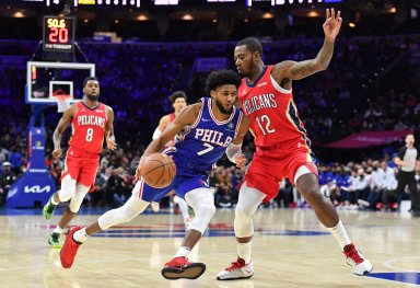 NBA: New Orleans Pelicans at Philadelphia 76ers