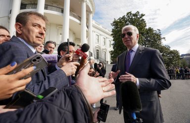 President Biden departs the White House in Washington