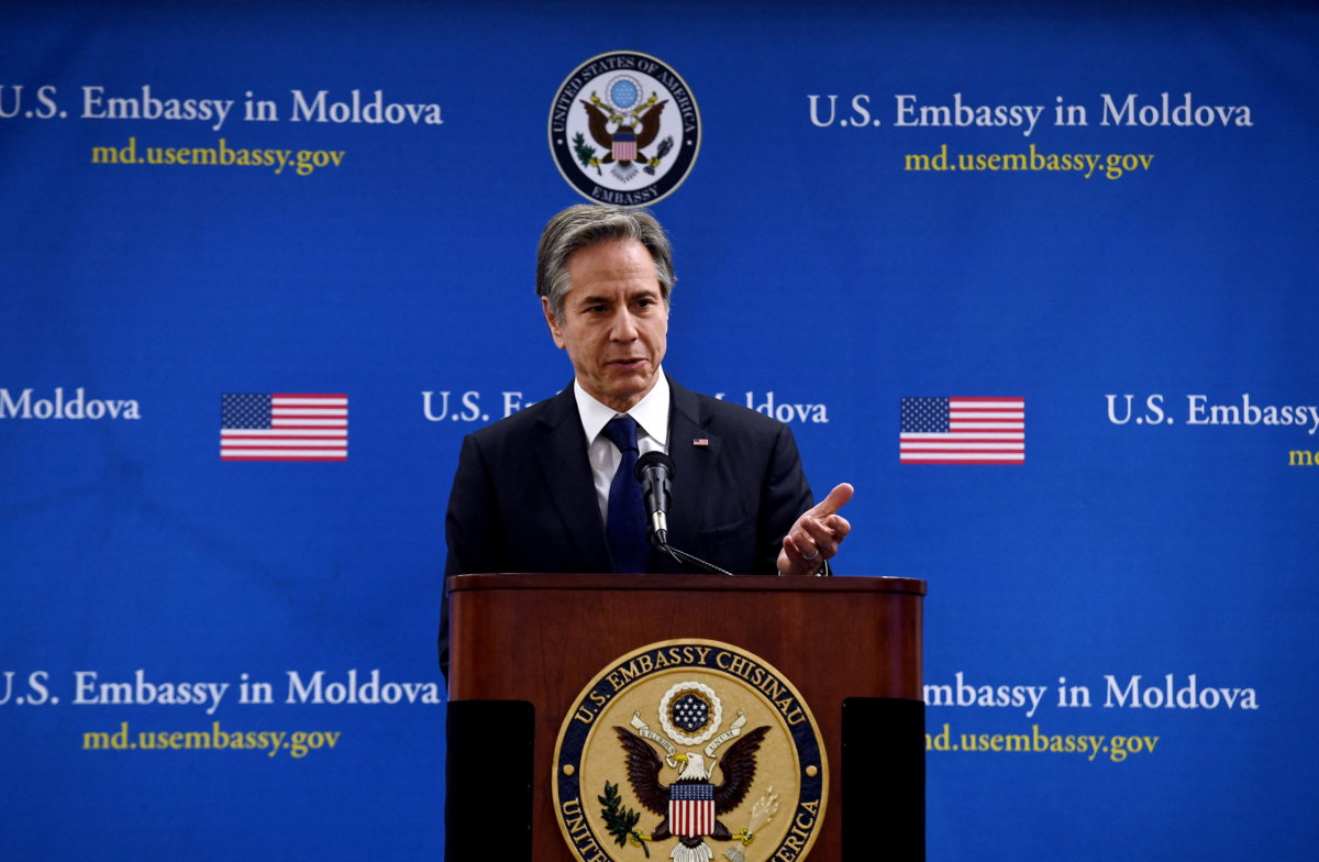 U.S. Secretary of State Blinken visits Chisinau