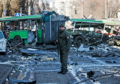 Russia’s attack on Ukraine continues, in Kyiv