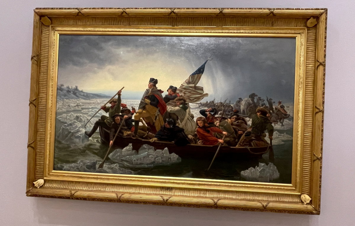 ‘Washington Crossing the Delaware’ painting up for auction at Christie’s in New York