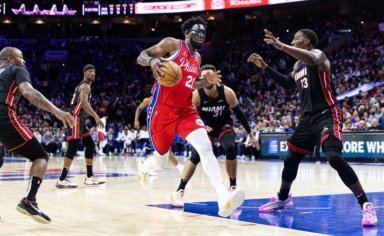 NBA: Miami Heat at Philadelphia 76ers