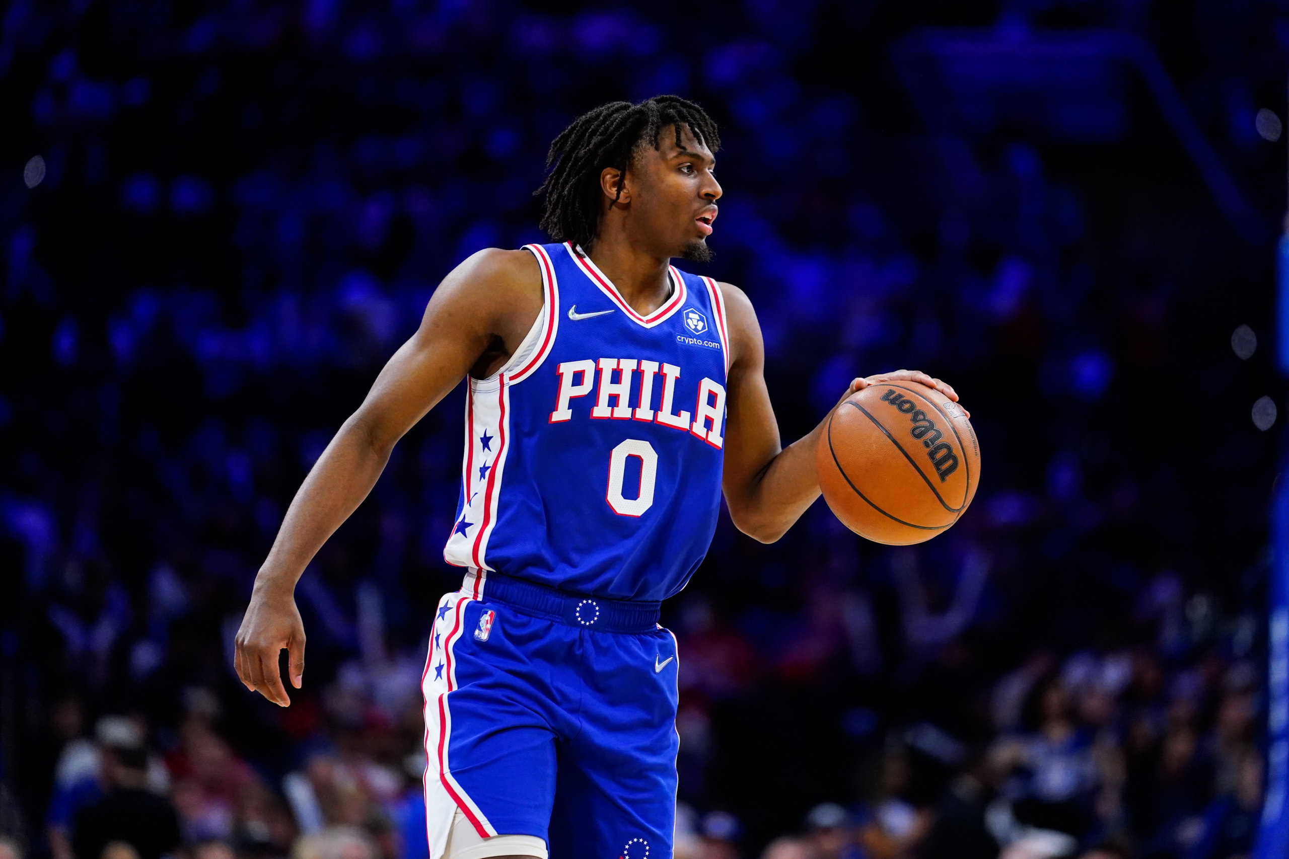 Stream Philadelphia 76ers Trading Card Tyrese Maxey Shirt by
