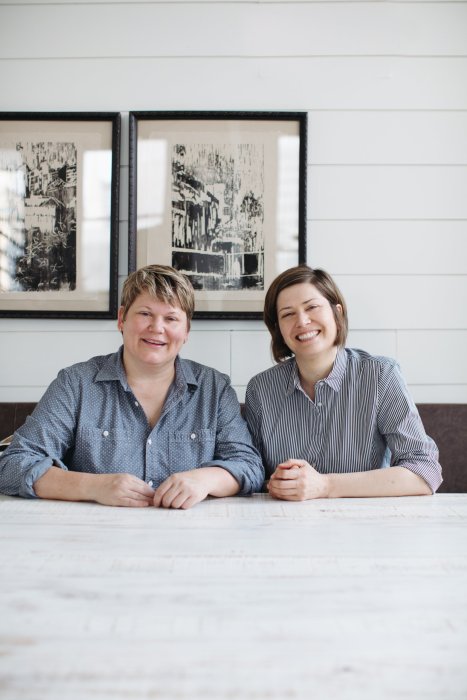 Marcie Turney (left) and Valerie Safran (right)