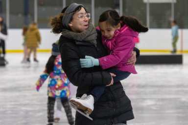 Scanlon ice rink skating