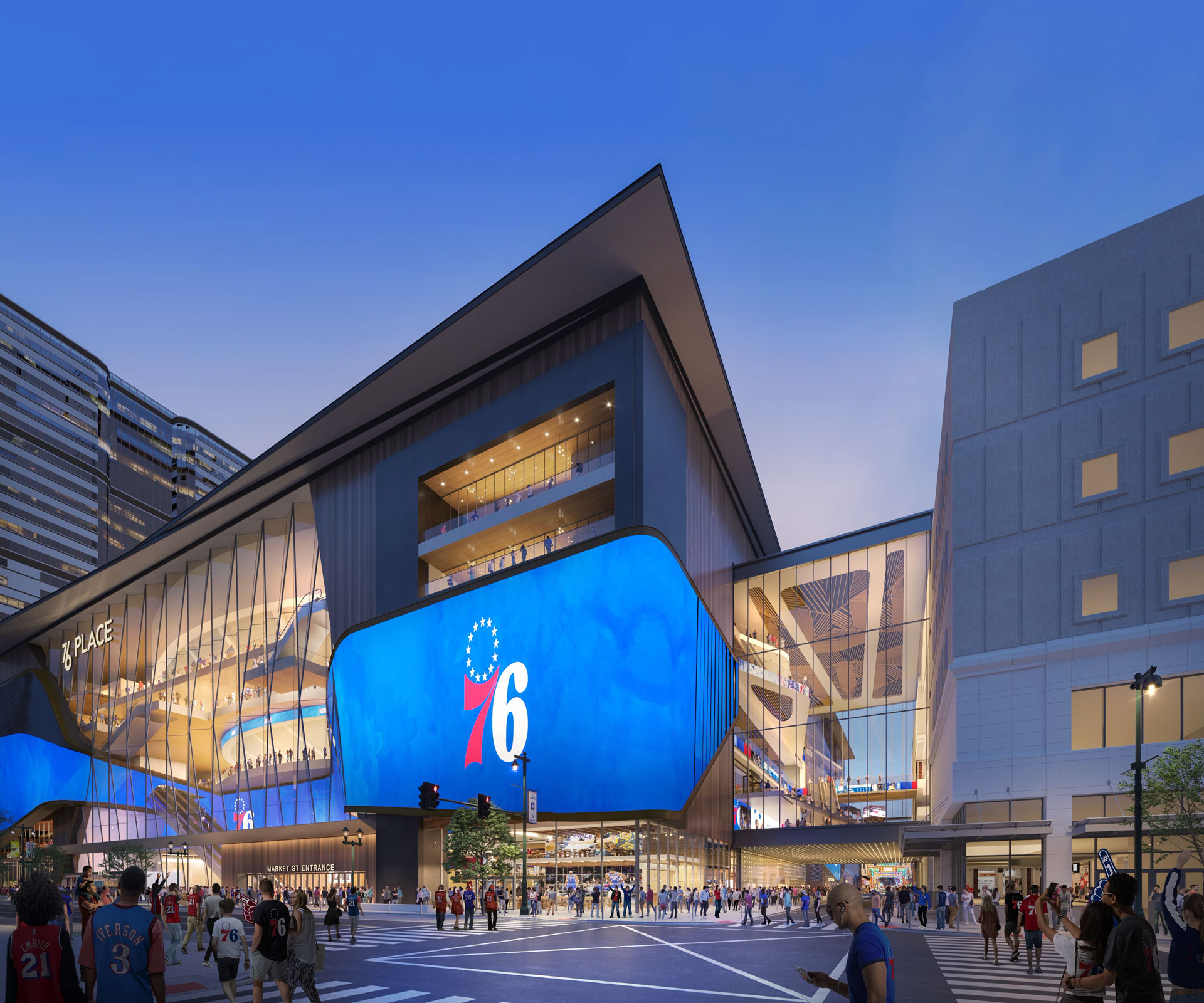 Philadelphia 76ers' proposed new arena the start of a major urban