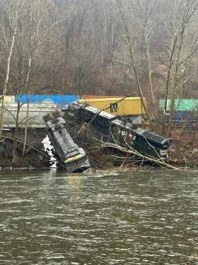 train derailment Pennsylvania