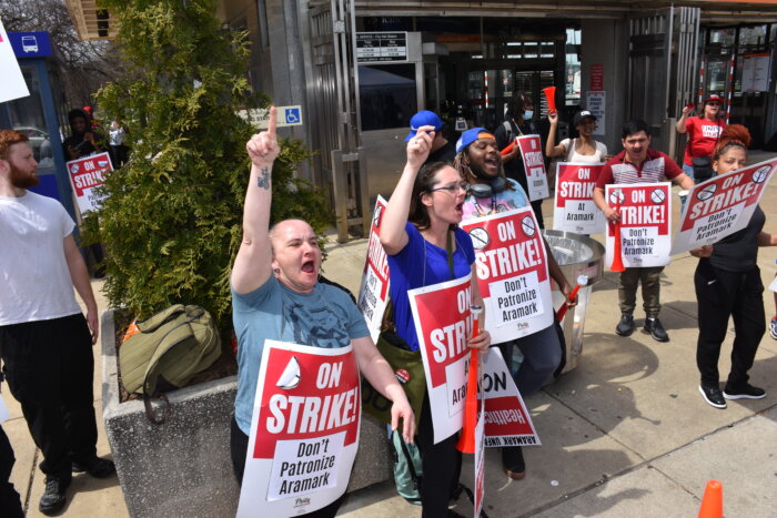 Wells Fargo Center  strike
