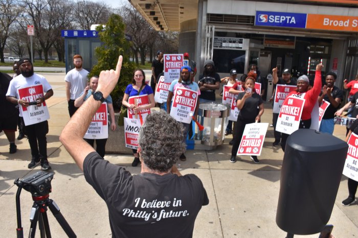 Wells Fargo Center strike