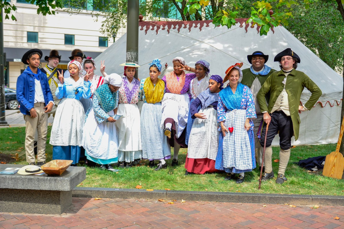 local students, Living History Youth Summer Institute