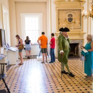 Carpenters' Hall, kids in Philadelphia