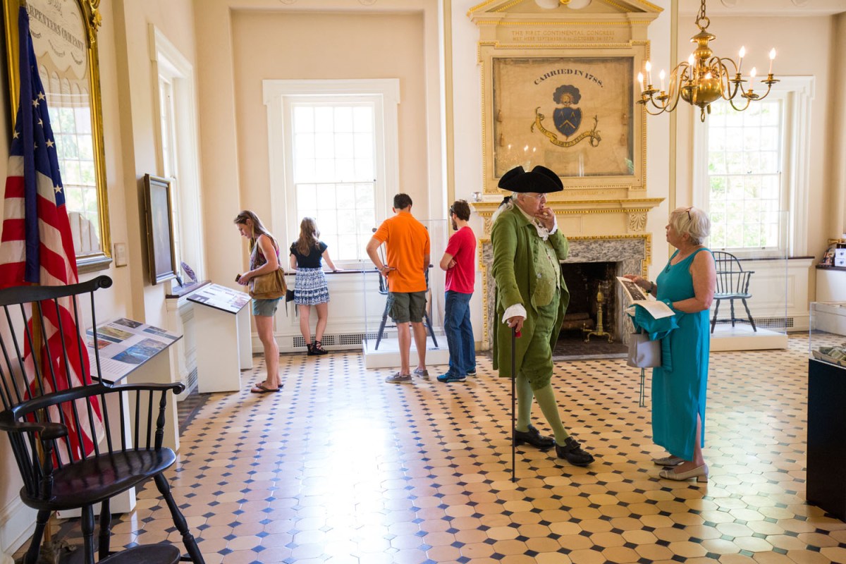 Carpenters' Hall, kids in Philadelphia