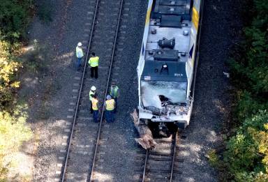 NJ Transit train crash