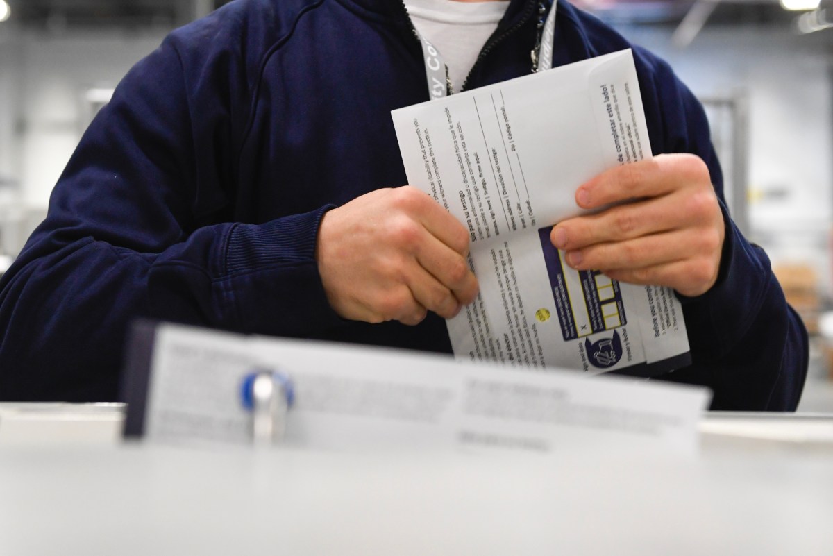 Election Officials Demonstrate Ballot Counting In Philadelphia Ahead Of Presidential Election