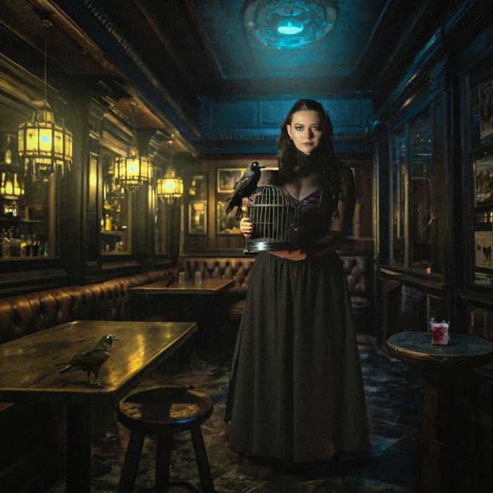 Edgar Allan Poe speakeasy
