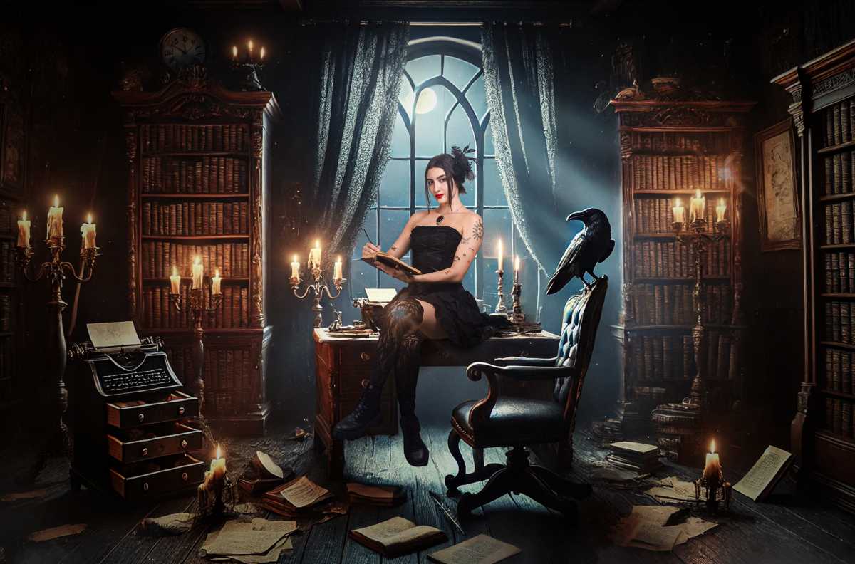 Edgar Allan Poe speakeasy